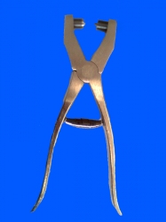 Sigillatrice manuale a pinza in acciaio inox misura 7 mm