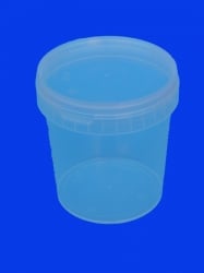 Contenitore vaso da ml 520 trasparente (100 pz)