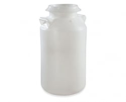 Milk bottle lt. 50 with handles -  pressure cap