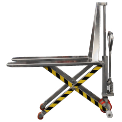 TM80 Manual pantograph pallet truck in 304 S/S