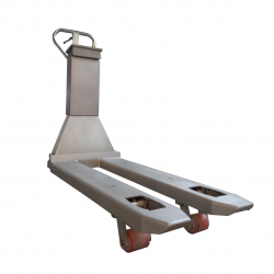 TMB20/S 316 stainless steel manual pallet truck with weighing
