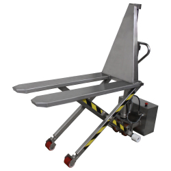 TMS80/E stainless steel 304 Manual pantograph pallet truck with electric lifting