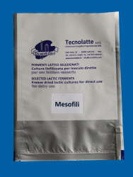 Lactic culture Mesophilus in bags for 200 liters (20U) of milk each (10 bags)