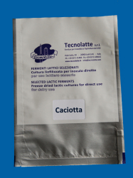 Lactic culture for Caciotta cheese in bags for 200 liters (20U) of milk each (10 bags)