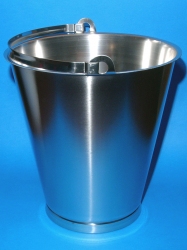 Stainless steel AISI 304 Bucket Capacity 15 liters