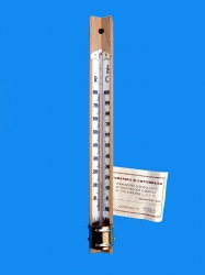Termometro per caldaia viraggio blu 