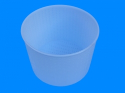 PP round mould with bottom for 3200 grams cheese (2 pcs)