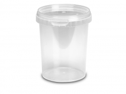 Contenitore vaso da ml 520 trasparente (575 pz)