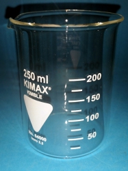 Bicchiere becker in vetro ignifugo 250 ml - borosilicato