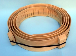 Fascera tradizionale in legno con scalzo (9 cm.) concavo con spigolo