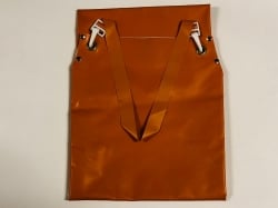 Orange Polyurethane apron sizes 90x120 cm