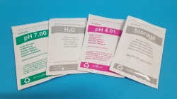 Set liquidi per pHmetro: H2O, Storage, soluzioni ph4.01 e ph7.00 per pHmetro con certificato